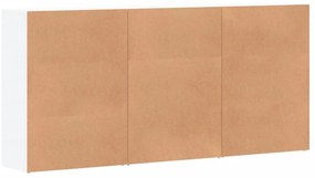 vidaXL Βοηθητικά Ντουλάπια 3 τεμ. Λευκό 60x31x84 εκ. Επεξεργ. Ξύλο