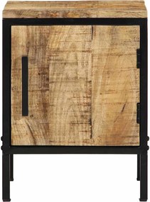 vidaXL Κομοδίνο 2 pcs Καφέ και Μαύρο 30 x 30 x 40 cm