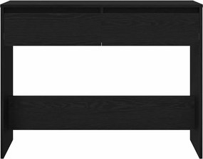 vidaXL Τραπέζι κονσόλας Μαύρη Οξυά 100 x 35 x 76,5 εκ.