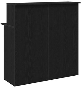vidaXL Γραφείο υποδοχής Μαύρο 100x50x103,5 cm Κατασκευασμένο ξύλο