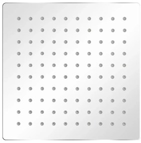 vidaXL Κεφαλή Nτους Βροχή 2 τεμ. 20 x 20 εκ. από Ανοξείδωτο Ατσάλι