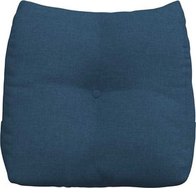 vidaXL Μαξιλάρι Πλάτης Μπλε 45 x 24 x 50 εκ ύφασμα