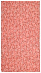 Πετσέτα Θαλάσσης Διπλής Όψεως Βαμβακερή Κόκκινη Με Σχέδια 100x180εκ. ble 5-46-304-0032