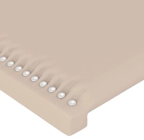 vidaXL Κεφαλάρια Κρεβατιού 2 τεμ. Καπουτσίνο 72x5x78/88 εκ. Συνθ.Δέρμα