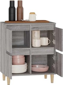 vidaXL Ντουλάπι Γκρι Sonoma 60x35x70 εκ. από Επεξεργασμένο Ξύλο