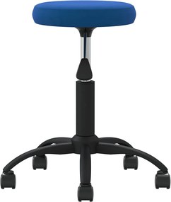 vidaXL Περιστρεφόμενη καρέκλα γραφείου μπλε βελούδο