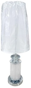 Επιτραπέζιο φωτιστικό - Πορτατίφ - 2113 - 113231 - Silver/White-113231_sw