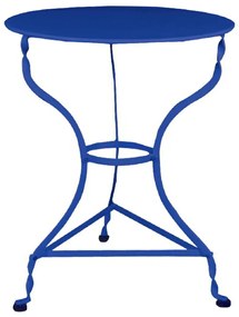 Τραπέζι Φ60cm Παραδοσιακό Καφενείου KD Μπλε