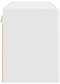 Ντουλάπα Κουζίνας με ράφι Υψηλής γυαλάδας λευκό 80 x 31 x 40 εκ