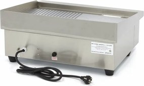 Griddle - Half Grooved - 55 cm - incl Drip Tray