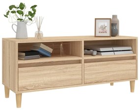 vidaXL Έπιπλο Τηλεόρασης Sonoma Δρυς 100 x 34,5 x 44,5 εκ. Επεξ. Ξύλο