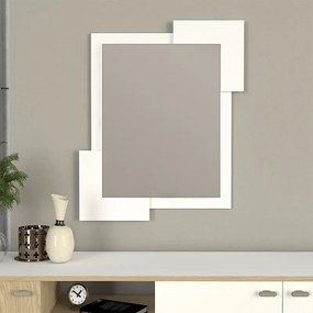 Καθρέπτης τοίχου Selinos Μegapap χρώμα λευκό 65x2,2x85εκ.-GP042-0315,2