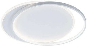 Φωτιστικό Οροφής - Πλαφονιέρα Evelyn 4301900 55x5,5cm Led 3604lm 43W 3000K White Viokef