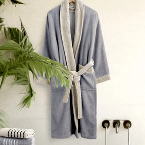 Μπουρνούζι Nima Ease Grey/Sand Beige Γκρι XX-LARGE