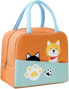Ισοθερμική Τσάντα Φαγητού 7lt Amber 3009-3 Orange Dogs 3D