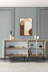 Κονσόλα Sapphire Δρυς / Λευκό SONICAL 160x44x20