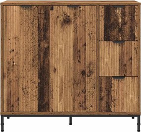 vidaXL Πλαϊνό γραφείο Παλιό ξύλο 89,5 x 33 x 82 εκ. Επεξεργασμένο ξύλο