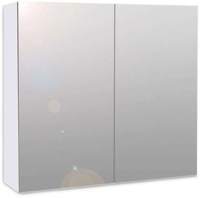 Καθρέπτης Μπάνιου Με Ντουλάπι Nisa 0213510 60x15x60cm White Μελαμίνη