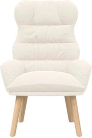 vidaXL Πολυθρόνα Κρεμ 69 x 74 x 93 εκ. Υφάσματος Sherpa