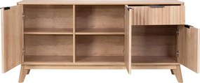 Μπουφές Hamea pakoworld mdf σε φυσική απόχρωση 150x39,5x73εκ