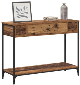 vidaXL Τραπέζι κονσόλας Other Παλαιό ξύλο 100 x 34.5 x 75 εκ.