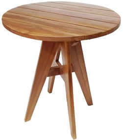 Τραπέζι Κήπου Leo HM9917 Φ70x75cm Natural
