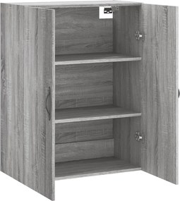 vidaXL Ντουλάπι Επιτοίχιο Γκρι Sonoma 69,5 x 34 x 90 εκ. Επεξεργ. Ξύλο