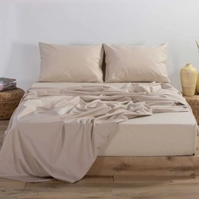 Σεντόνι Υπέρδιπλο Επίπεδο (240x270) Nef-Nef Homeware Basic Μπεζ