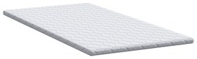 vidaXL Στρώματα Λευκό 140 x 190 cm Πολυεστέρας χωρίς κόλλα