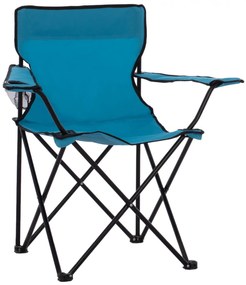 Καρέκλα - Πολυθρόνα FISHERMAN C5096 Camping Πτυσσόμενη με Θέση για Ποτήρι 77x47x80 εκ.