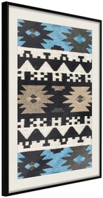 Αφίσα - Tribal Patterns - 20x30 - Μαύρο - Με πασπαρτού