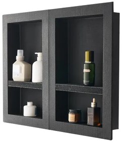 VEVOR Shower Niche 40.6 x 61+40.6 x 61 cm Recessed Wall Organizer Bathroom