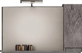 Καθρέπτης κρεμαστός Drop Senso 105 -Γρανίτης-Δεξιά