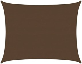 vidaXL Πανί Σκίασης Καφέ 6 x 8 μ. από HDPE 160 γρ/μ²
