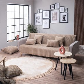 Ριχτάρι Jersey 05 Beige Teoran Armchair Acrylic,Cotton,Polyester