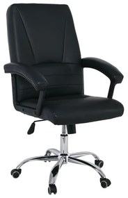 Πολυθρόνα Διευθυντή BF6350 ΕΟ255 63x65x108/116cm Black