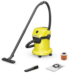 Karcher WD 3 V Σκούπα Υγρών / Στερεών 1000W με Κάδο 17lt