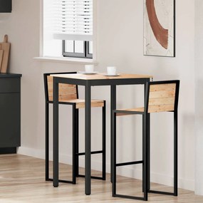 vidaXL Τραπέζι μπαρ Φυσικό 110 x 55 x 105 εκ. Στερεά ξυλεία πεύκου