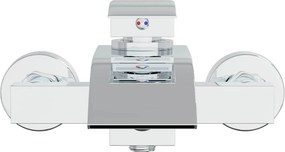 vidaXL Μίξερ ντους Με επίστρωση χρωμίου G 1 / 2 ίντσες