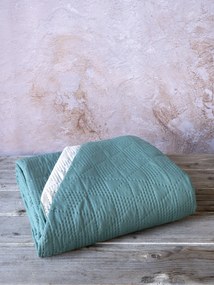 Κουβερλί Υπέρδιπλο 220x240 - Armon Jungle Green/Light Beige 5206482067837