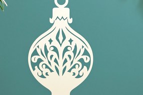 Intra απο ξύλο plywood 3mm-4mm πάχος – Χαρτί χριστουγεννιάτικο στολίδι Cut Fil Δίασταση 20x20 cm INTRAFABR-108643630