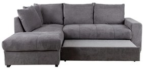 BILL ΚΑΝΑΠΕΣ ΚΡΕΒΑΤΙ ΓΩΝΙΑ ΑΡΙΣΤΕΡΗ STONE 241x173x94 - 70-0414