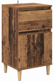 vidaXL Κομοδίνο Παλιό ξύλο 40 x 35 x 70 εκ. Επεξεργασμένο ξύλο
