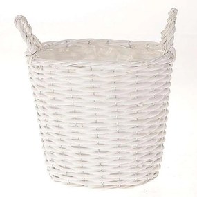 Καλάθι Με Νάιλον 012.862464137 Φ26,5x23cm Ψάθινο White Mat