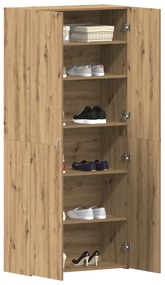 vidaXL Ντουλάπι Παπουτσιών Artisan Oak 80x35,5x180 εκ Επεξεργασμένο Ξύλο