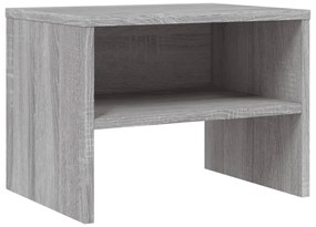 vidaXL Κομοδίνο Γκρι Sonoma 40x30x30 εκ. από Επεξεργασμένο Ξύλο