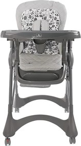 BABY HIGH CHAIR BELLISSIMO COOL GREY PU LEATHER