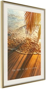 Αφίσα - Beach of Dreams - 20x30 - Χρυσό - Με πασπαρτού