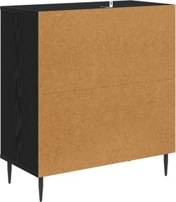 vidaXL Πλαϊνό γραφείο LOCHEM Μαύρη Δρυς 69 x 33 x 76 εκ.