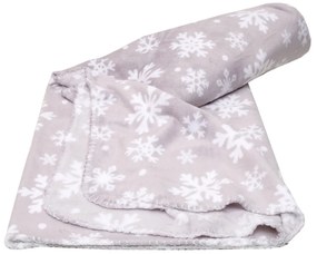 Κουβέρτα Fleece Μονή (150x220) Viopros Νοέλια Γκρι